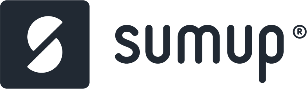 SumUp logo in dark blue with trademark symbol